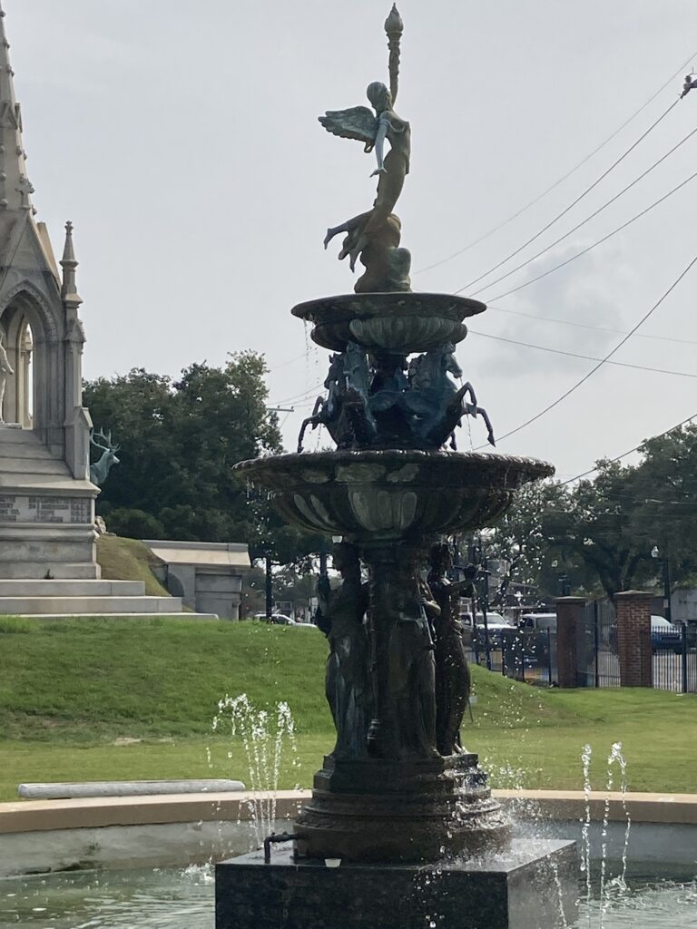 Iron Fountain at Greenwood Cemetery